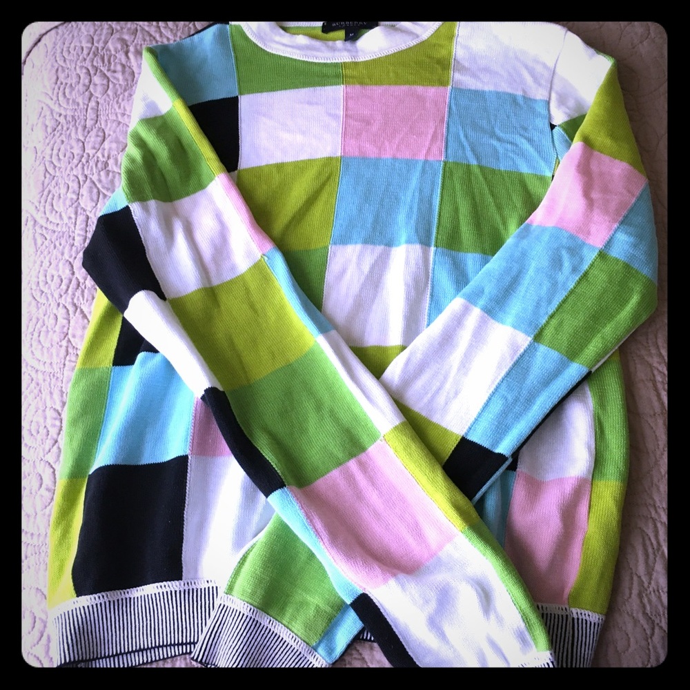 Colorblock Burberry Sweater
